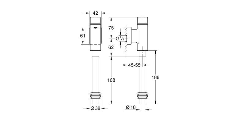 ������� ���������� ��� �������� GROHE 37339000