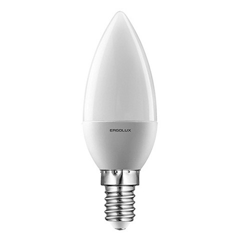 Лампа светодиодная Ergolux 12135 led-c35-7w-e14-4k