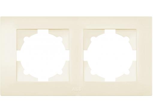 Изображение товара Рамка ABB COSMO 612-010300-226 кремовая 2 постовая
