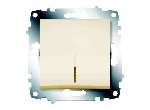 Изображение товара Выключатель ABB COSMO 619-010300-201 с подсветкой