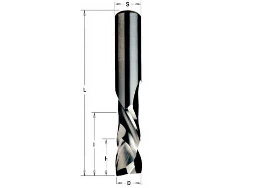 Изображение товара Фреза CMT 190.060.11 спиральная монолитная 6x22x60 Z=1+1 RH