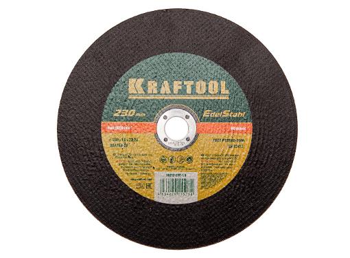 Изображение товара Круг отрезной KRAFTOOL 230х1.9х22 для нержавеющей стали