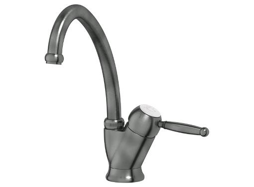 Изображение товара Однорычажный смеситель PONSI PON 257/M...AA для мойки стиль ретро серый латунь