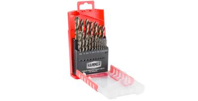 Набор сверл HAMMER No7 19шт. 1,0-10мм
