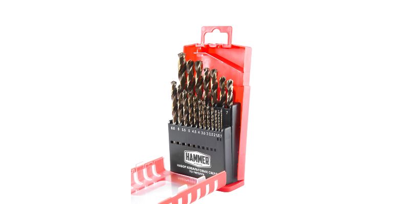 Набор сверл HAMMER No7 19шт. 1,0-10мм