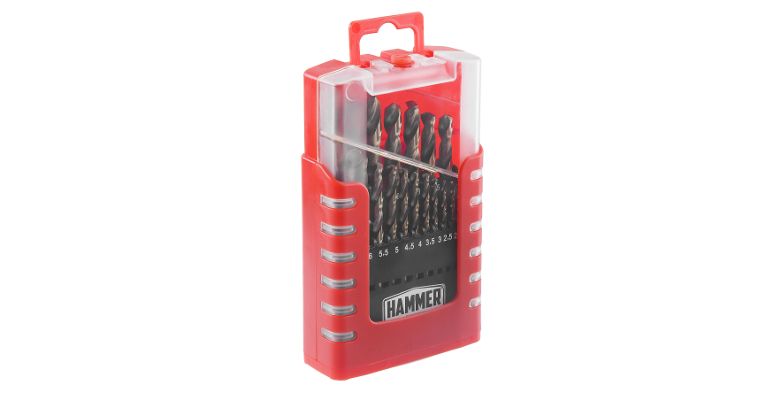 Набор сверл HAMMER No7 19шт. 1,0-10мм