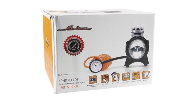 Автомобильный компрессор AIRLINE CA-035-03 PROFESSIONAL
