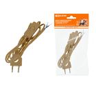 Изображение товара Удлинительный шнур TDM SQ1305-0023 с выключателем и бронзовой вилкой 1,7 м