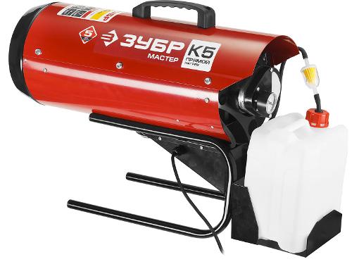 Изображение товара Дизельная тепловая пушка ЗУБР ДП-К5-15000 для обогрева помещений