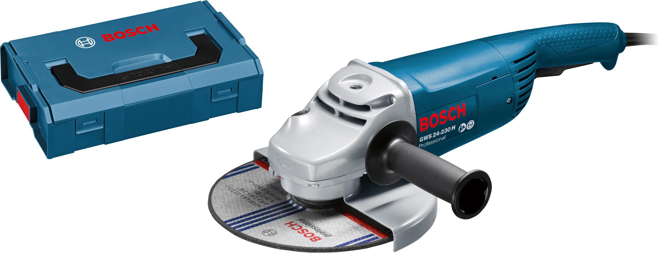 

УШМ (болгарка) Bosch Gws 24-230 h + ящик l-boxx mini, Gws 24-230 h + ящик l-boxx mini