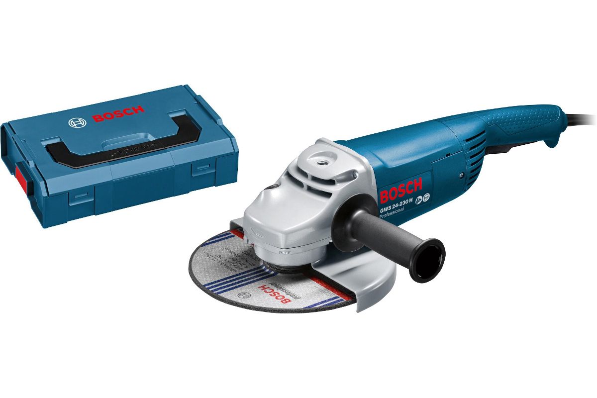 УШМ (болгарка) Bosch GWS 24-230 H (601884103) + ящик L-Boxx Mini - цена,  отзывы, фото - купить в Москве, СПб и РФ