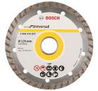 Круг алмазный BOSCH ECO Universal Turbo (2608615037) Ф125х22мм универсальный