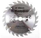 Диск пильный твердосплавный HAMMER Ф180х20мм 24зуб.
