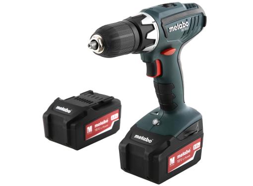 Изображение товара Аккумуляторная дрель-шуруповерт Metabo BS 18 Li с двумя аккумуляторами