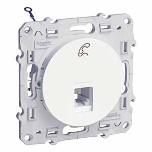 

Механизм розетки Schneider electric S52r497 odace, Белый, S52r497 odace