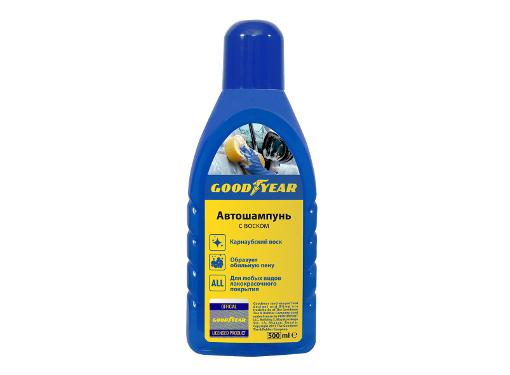 Изображение товара Автошампунь GOODYEAR GY000801 0.5 л с воском для защиты и блеска автомобиля