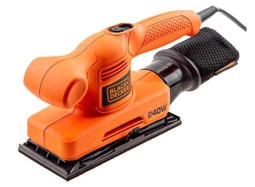 Изображение товара Вибрационная шлифмашина BLACK & DECKER KA310-QS 240Вт плоская с возможностью подключения к пылесосу