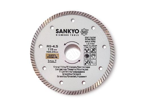 Изображение товара Круг алмазный SANKYO 115x22мм универсальный турбо для резки материалов