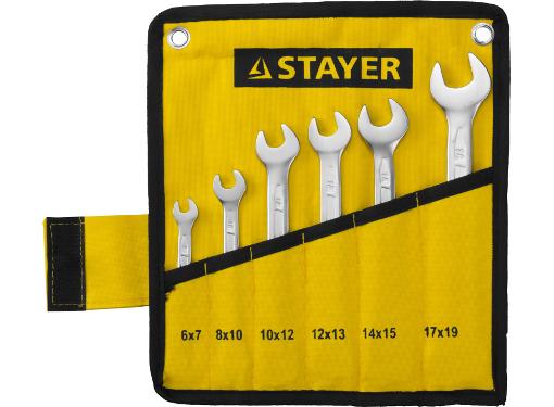 Изображение товара Ключ гаечный STAYER 27035-H6 (6 - 19 мм)