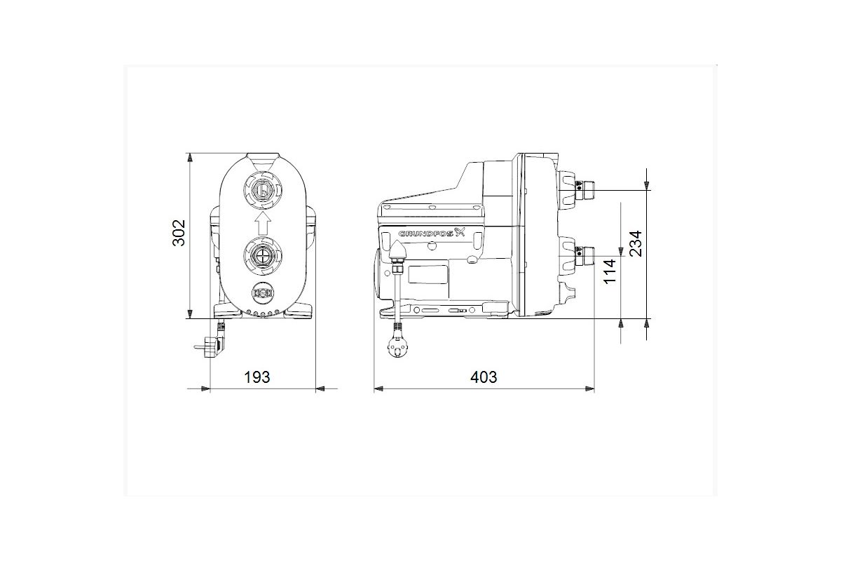 Насосная станция GRUNDFOS SCALA2 3-45 купить в Уфе по доступной цене:  характеристики и фото