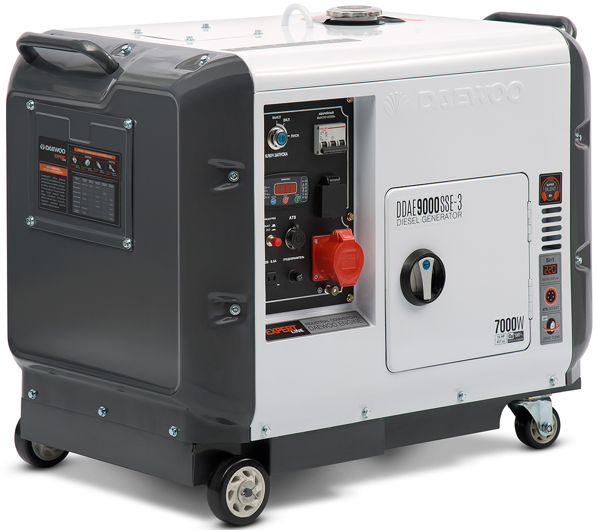 

Дизельный генератор Daewoo Ddae9000sse-3, Ddae9000sse-3