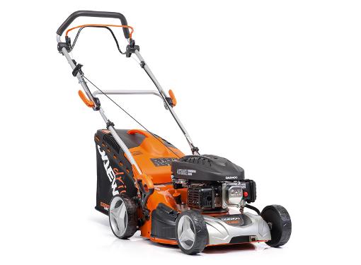 Изображение товара Бензиновая газонокосилка DAEWOO DLM4600SP с регулировкой высоты и функциями 4-в-1