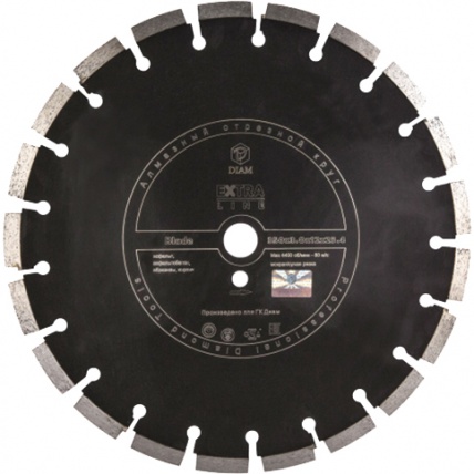 

Круг алмазный Diam Ф300x25.4мм blade extra line 2.8x12мм, Ф300x25.4мм blade extra line 2.8x12мм