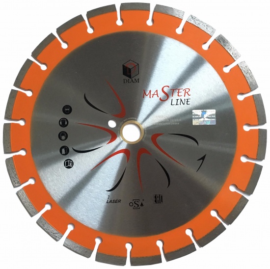 

Круг алмазный Diam Ф230x22мм master line 2.4x10мм, Ф230x22мм master line 2.4x10мм