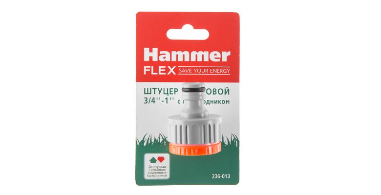 Штуцер для шланга HAMMER 236-013