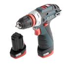 Дрель аккумуляторная METABO POWERMAXX BS Quick 2+2 (600156500) + Набор бит 626700000 32 предм.