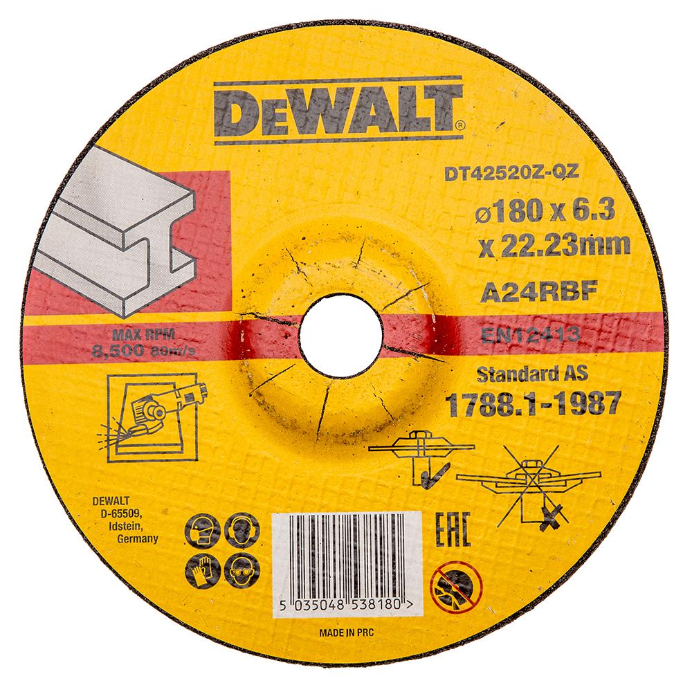 

Круг зачистной Dewalt 180х6.3х22мм, 180х6.3х22мм