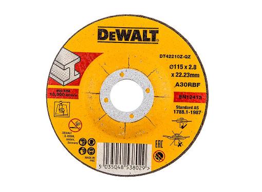 Изображение товара Круг отрезной DEWALT 115х2.8х22 мм по металлу для профессиональных работ
