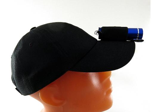 Изображение товара Комплект фонарь-бейсболка SOLARIS T-5 NBL с влагозащитой и дальним светом
