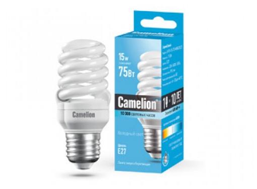 Изображение товара Энергосберегающая лампа CAMELION LH15-FS-T2-M/842/E27 15W 220V холодный белый