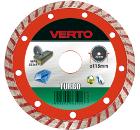 Круг алмазный VERTO (61H2T9) Ф230х22мм универсальный