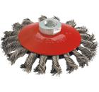 Изображение товара Кордщетка GRAPHITE тарелка 115мм для УШМ витая сталь (57H591)