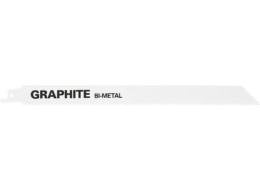 Изображение товара Полотно для сабельной пилы GRAPHITE 130мм TPI 14 BIM 5шт