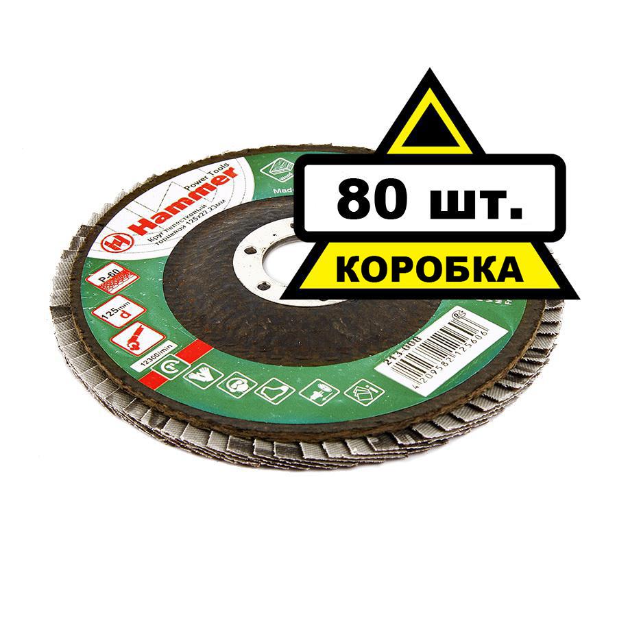 

Круг Лепестковый Торцевой (КЛТ) Hammer Ф125х22 p60