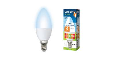   VOLPE LED-C37-6W/DW/E27/FR/O