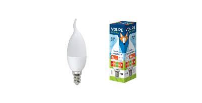   VOLPE LED-CW37-6W/NW/E14/FR/O