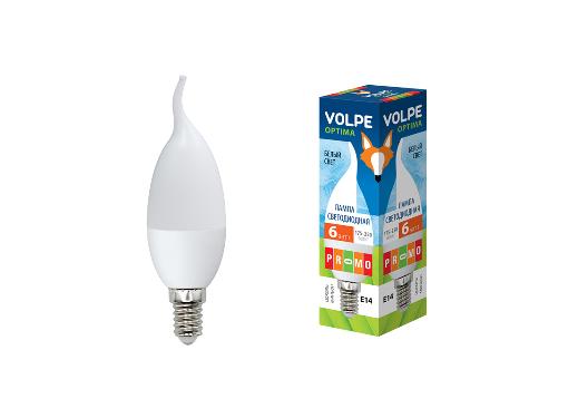   VOLPE LED-CW37-6W/NW/E14/FR/O