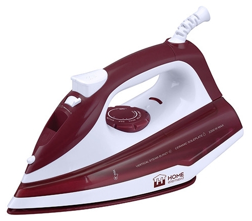 

Утюг Home element He-ir215 красный гранат