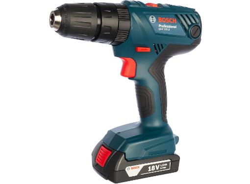 Изображение товара Профессиональный набор Bosch дрель-шуруповерт GSB 180-Li + фонарь GLI 18V-300, 18 В, кейс