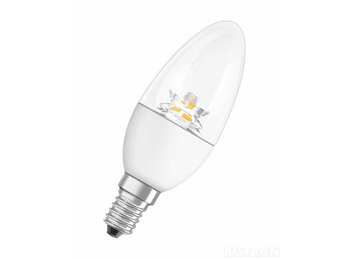 Изображение товара Светодиодная лампа OSRAM B40 5.4W E14 теплый свет энергияэффективная