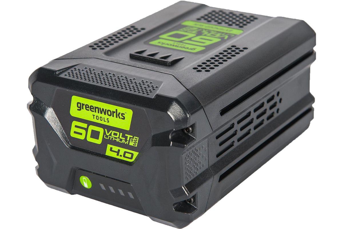 Аккумулятор GREENWORKS 60В 4Ач Li-Ion G60B4 (2918407) купить в Уфе по  доступной цене: характеристики и фото