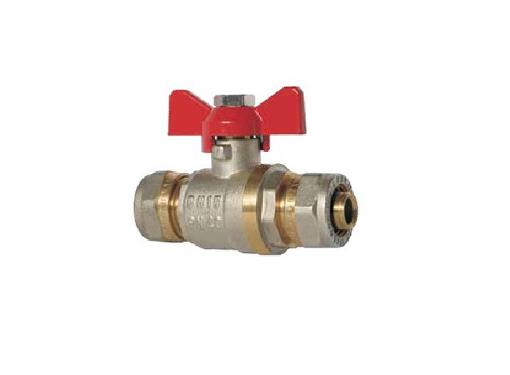 Изображение товара Кран шаровый JIF 30593 для мет./пласт. трубы 16х16
