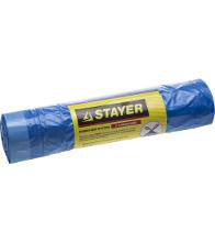STAYER 39155-30, голубые 30л 20шт, с завязками