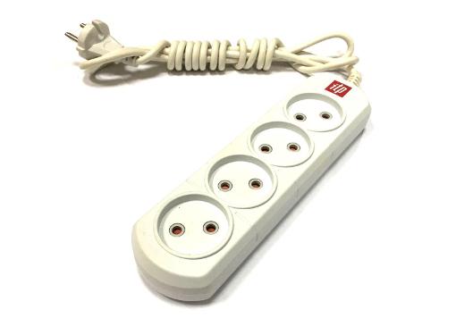 Изображение товара Удлинитель ITP U4316 на 4 розетки с выключателем и LED