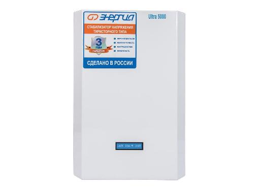 Изображение товара Стабилизатор напряжения ЭНЕРГИЯ Ultra 5000, 5 кВт, цифровой, защита дома