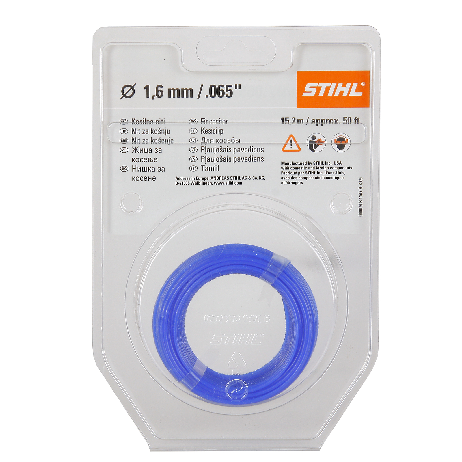 

Леска для триммеров Stihl 00009302232, 00009302232